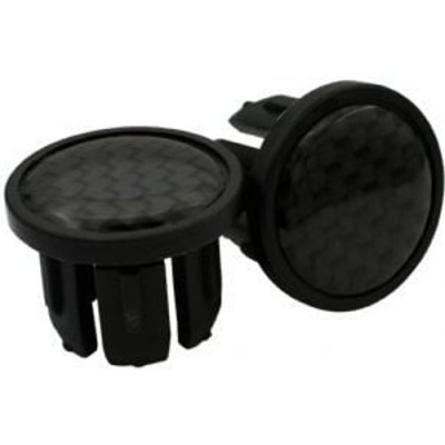 M:part Carbon Fibre Look Bar End Plugs For Road Bikes
