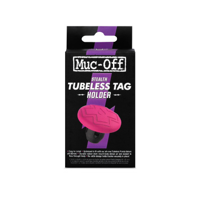 Muc-Off Tubeless Tag Holder Black / Pink