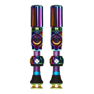 Muc-Off Tubeless Valves Big Bore Hybrid Medium - Iridescent Iridescent