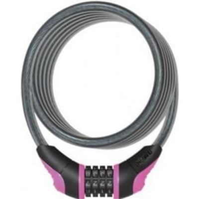 Onguard Neon Combo Cable Lock 180cm X 10mm 180cm X 10mm - Neon Pink