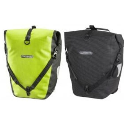 Ortlieb Back Roller High Visibility Ql2.1 20 Litre Single Pannier Bag Black