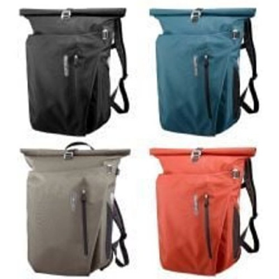 Ortlieb Vario Ql2.1 Pvc Free Backpack Pannier 26 Litre 26 Litre - Dark Sand
