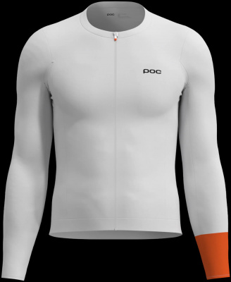 POC Men's Cadence Long Sleeve Cycling Jersey Hydrogen White / XS