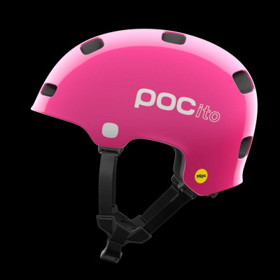 POC POCito Crane MIPS Bike Helmet Fluorescent Pink / S