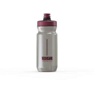 PRO Performance Bottle 600ml Autoflow Valve Grey Trans/Red Cap