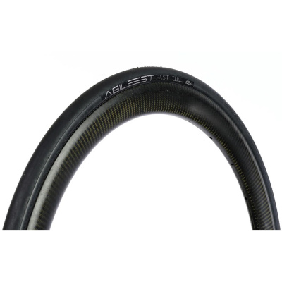 Panaracer Agilest Fast TLR Folding Road Tyre: BLACK/BLACK