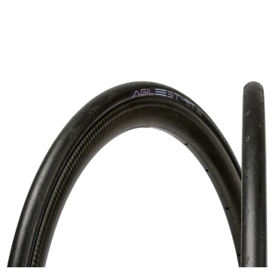 Panaracer Agilest Light Folding Road Tyre: BLACK/BLACK