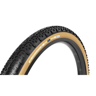 Panaracer TLR GravelKing X1 R-Line TLR Gravel Tyre: BLACK/AMBER