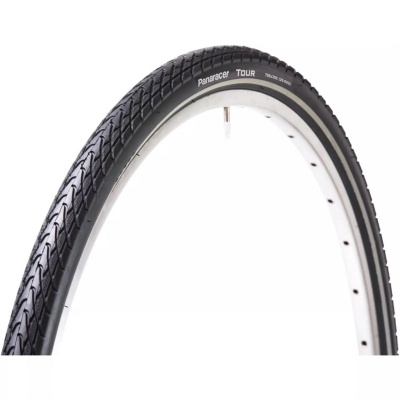 Panaracer Tour Reflective Wire Bead Tyre: BLACK