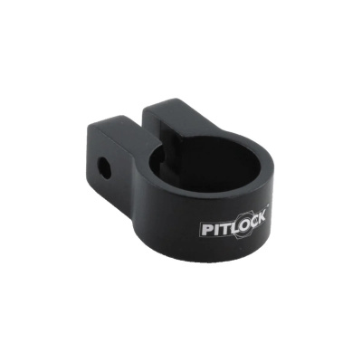 Pitlock Seatpost Collar: BLACK BLACK / 28.6MM