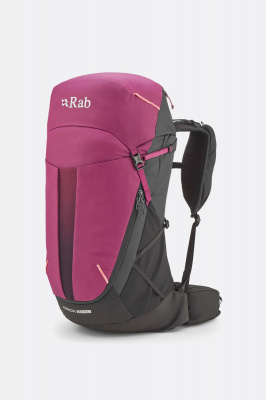 Rab Airox 34ND 34L pack Mulberry/Black / SMD