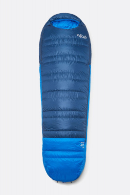 Rab Ascent -6C / 20F down sleeping bag Tempest Blue/Maya Blue / LNG