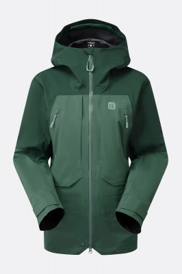 Rab Khroma Converge Jacket Womens Fig Green/Black / 08/XS