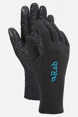 Rab Power Stretch Contact Grip Glove Womens Black / L