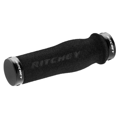 Ritchey WCS Truegrip Neoprene Locking MTB Handlebar Grips: BLACK BLACK / 130MM