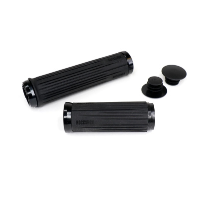 RockShox Grips for TwistLoc 77/125mm Textured Grips (includes black clamps