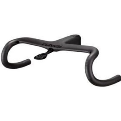 Roval Terra Carbon Cockpit  2027 100mm x 420mm 12 Flare - Satin Carbon/Gloss Black