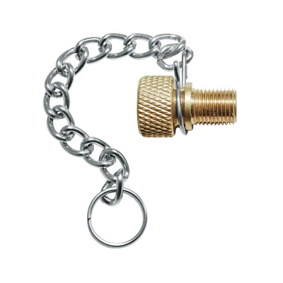 SKS Threaded Adapter Nipple With O-Ring For Classic Thumb Lock, Schrader To Presta (x5)