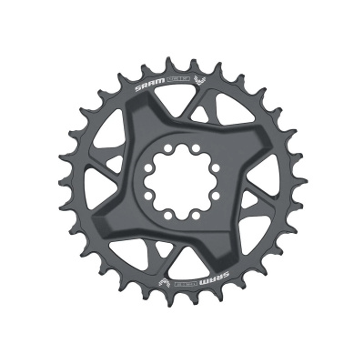SRAM - Chain Ring T-Type Direct Mount 3mm Offset Eagle (Including 8 Bolts) Dark Polar - GX D1: DARK POLAR GREY DARK POLAR GREY / 30T