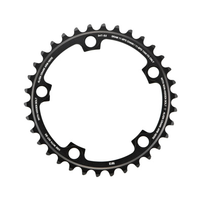 SRAM Chain Ring Road Red22/Force22/Rival22 X-Glide R 36T Yaw 11 Speed S1 110 Alum 3mm Blast Black (52-36 46-36): BLACK BLACK / 11SPD 36T