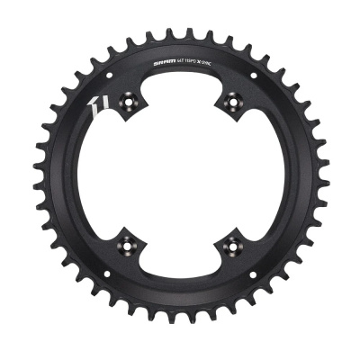 SRAM Chain Ring X-Sync 44T 11 Speed Apex1 Asymmetric 110BCD Alumblack BB30 Or Gxp 11 SPD 44T