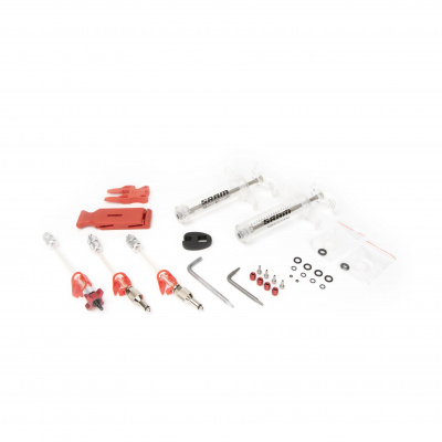 SRAM Pro Dot Brake Bleed Kit (2 Syringes/Fittings, Bleed Blocks, Torx Tool, Crowfoot, Bleeding Edge Fitting) V2 - X0/ Xx/ Guide/Level/Code/Hydroroad/G