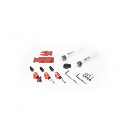 SRAM Standard Dot Brake Bleed Kit (2 Syringes/Fittings, Bleed Blocks, Torx Tool, Crowfoot, Bleeding Edge Fitting) V2 - X0/ Xx/ Guide/Level/Code/Hydror