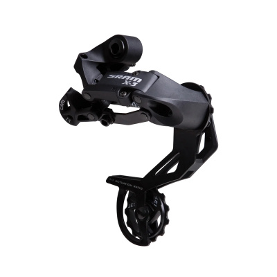 SRAM X3 Rear Derailleur - (7-8spd) Long Cage Black: BLACK