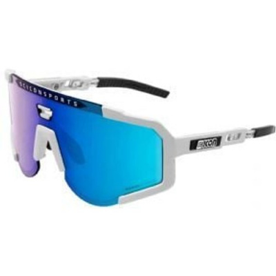 Scicon Sports Aeroscope Multimirror Sunglasses Gloss White/multimirror Blue Gloss White/Multimirror Blue Lens
