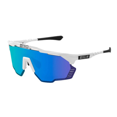 Scicon Sports Aeroshade Kunken Blue/White Multimirror Sunglasses