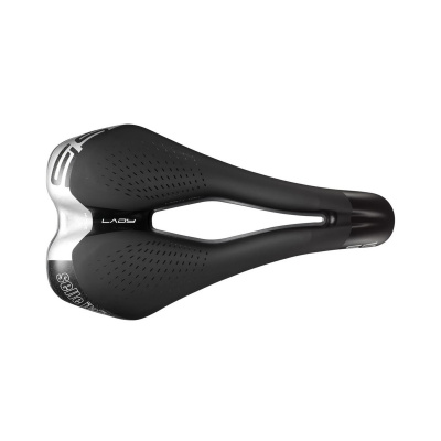 Selle Italia S5 Lady Superflow Commuter Saddle: BLACK