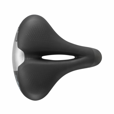 Selle Italia T2 Flow Commuter Saddle: BLACK