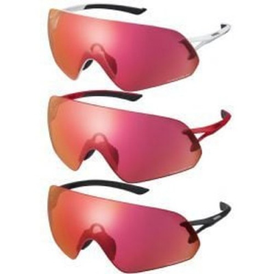 Shimano Aerolite Panoramic Ridescape Road Lens Sunglasses Black