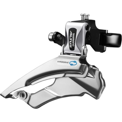 Shimano Altus FD-M310 Altus 8-speed front derailleur, conventional swing, 42-48T, 66-69 deg
