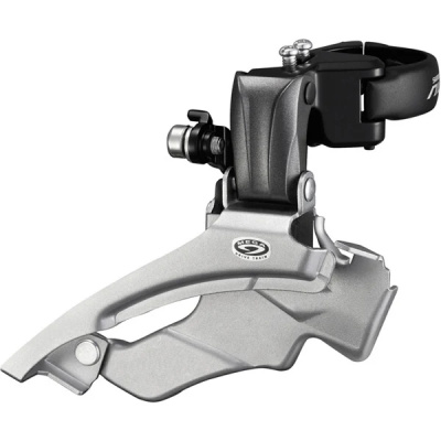 Shimano Altus FD-M371 Altus hybrid 9-speed front derailleur, conventional swing, dual-pull