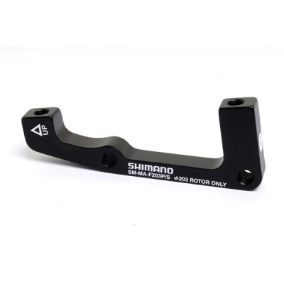 Shimano Disc adapter for post mount calliper, for I/Std fork, for 203mm rotor