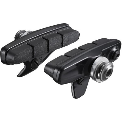 Shimano Dura-Ace R55C4 Dura Ace R9200 cartridge brake shoe calliper mount, alloy rim, black pair
