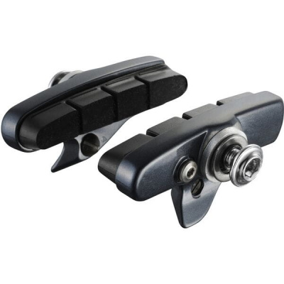 Shimano Dura-Ace R55C4 Dura Ace R9210 cartridge brake shoe direct mount, alloy rim, black, pair