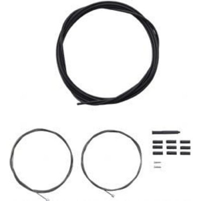 Shimano Mtb Gear Cable Set Optislick Coated Stainless Steel Inners Black
