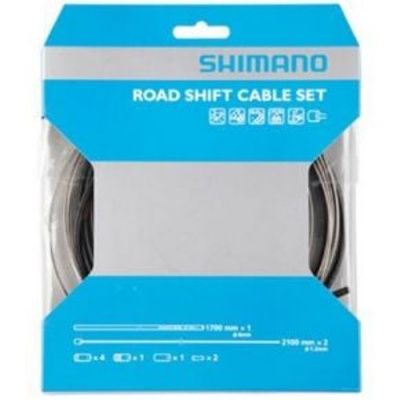 Shimano Road Gear Cable Set With Stainless Steel Inner Wire