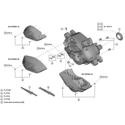 Shimano Spares DU-EP801 dummy plug for can receptor black