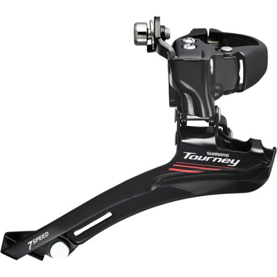 Shimano Tourney / TY FD-A073 7-speed front derailleur, triple 28.6 / 31.8 / 34.9 mm