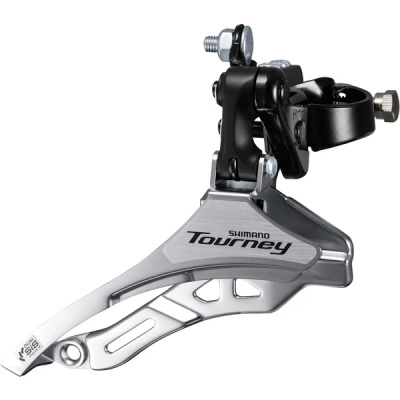 Shimano Tourney / TY FD-TY300 Tourney 6/7-speed triple front derailleur, down pull, 31.8 mm, for 42T