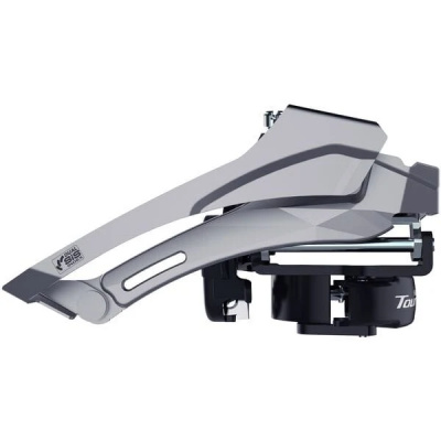Shimano Tourney / TY FD-TY606 Tourney front mech, double, top swing, dual pull, 63-68, for 46T
