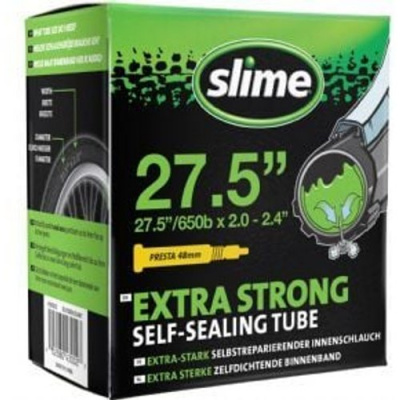 Slime Extra Strong Self-sealing Inner Tube 27.5 X 1.50-2.30 Inch - Presta Valve