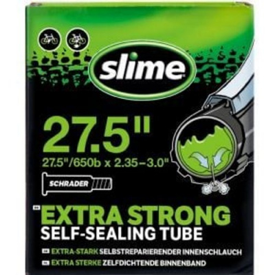 Slime Extra Strong Self-sealing Inner Tube 27.5 X 2.35-3.0 Inch Schrader Valve