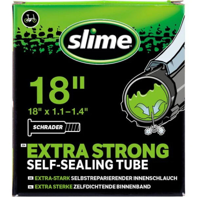Slime Smart Tube - 18 x 1.1 - 1.4 inch - Schrader Valve