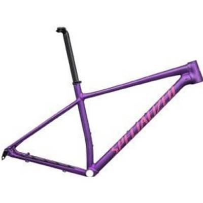 Specialized Chisel Hardtail 29er Mountain Bike Frameset  2025 Medium - Gloss Purple Tint Linear Brushed/Rebel Pink