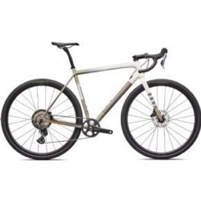 Specialized Crux Comp Carbon Gravel Bike  2026 56cm - Dune White/Sandstone Metallic/Desert Metallic/Orange Zest