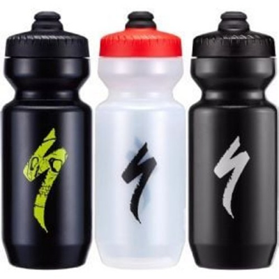Specialized Purist Moflo 22oz Water Bottle 22oz/650ml - Skull Yellow